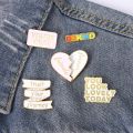 Funny Quote Enamel Pins Badge Inspirational Encouraging Brooches Backpacks Clothes Lapel Pin Jewelry Gift for Friends. 