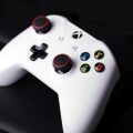 2pcs  Red, Blue, Green, Yellow, Black, White, Cat Paw, Batman Thumb Stick Cover Grips For PS4, XBOX One, PS5, Series X S Controller Grip. 