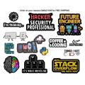 Programming Stickers for Laptop 13 Pcs Car Bike Phone Stickers. 
