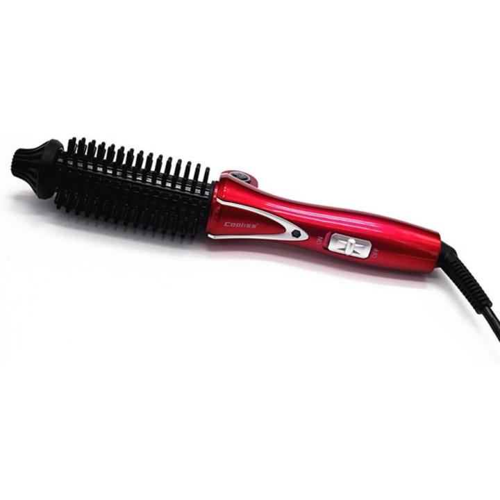 Cooliss AT08 Hair Curler Hot Air Brush Kit with Folding Style for Travel (Rose)