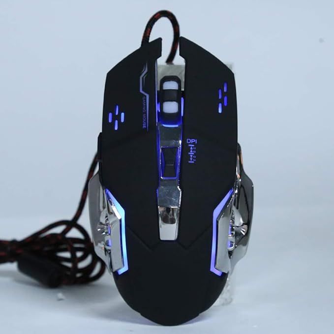 WFDFFFA Practical Gamer Mice, Game Mouse, PC for Laptop (Color : Colorful gaming mouse G3)