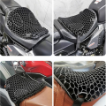 Back pain Relief Motorcycle Honeycomb Gel Seat Cushion 3D Mesh Fabric Comfort Autobike Decompression Cover Shock Absorbing Relief Cushions - Bike Seat Cushion For Back pain - Motorcycle Seat Cover  - seat cushion for motor bike - air mesh seat cover. 