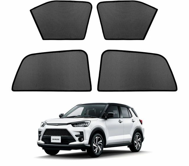 4Pc Side Window Curtains For TOYOTA RAIZE Side Blinds
