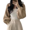 Women's Cardigans Open Front Shrugs Long Sleeve Cropped Cardigan Sweaters Shrug Boleros T8NB. 