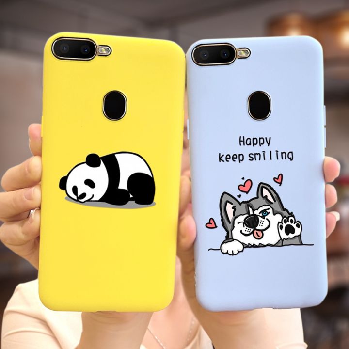 For Oppo A12 Case CPH2083 CPH2077 Cute Candy Painted Cover For Oppo A12 A 12 OppoA12 Phone Cases Shockproof Bumper Soft Fundas