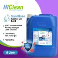 HiClean Alcohol Hand Gel Sanitizer (Refill) - 5 Liter. 