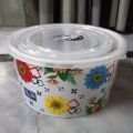 4 Pcs Printed Food Storage Boxes with Covers Random Prints. 