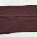 LADIES SUMMER SHAWL PURE FARMAL STAFF ONE SIDE STONE DESIGN COLOUR (MAHROON). 