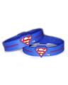 Superman Logo BLUE Color Rubber Band And Bracelet For Unisex. 