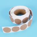 1Inch Kraft Stickers / 500 Labels Per Roll/Permanent Adhesive. 