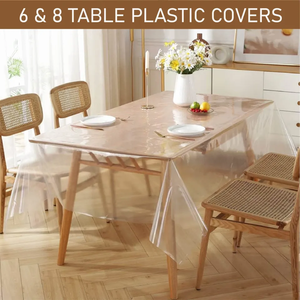 Transparent Table Covers Seater Clear 100% Proof PVC