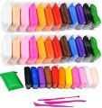 Pack of 12 Foam Clay for Kids / Super Clay Dough Polymer Clay / Play Dough Modelling Clay Set with Tools. 