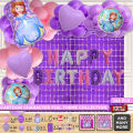 Princess Sofia Foil Balloon Arch Theme Collection, Happy Birthday Letter, Heart Foil Ballon, Parties Decor Supplies Kids Foil Ballon, Photo Booth Backdrops & Wall Decorations, Cartoon Character Decorative Balloons : ofEVSzWQ. 