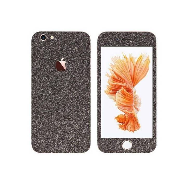 IPHONE 6S Black Glitter Mobile Skin