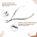 Cuticle Nipper Laputa Cuticle Cutter Tools and Remover with pc kit Cuticle Pusher for Dead Skin - Durable Manicure Tools and Cuticle Nail Clippers sat- Stainless Steel. 