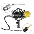 BM800 Condenser Microphone With V8S Sound Card & Complete Equipment | Condenser Microphone Full Kit for Studio Recording, Broadcasting Live streaming & Microphone for YouTube & Gaming. 