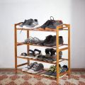 Wooden Shoe Rack Folding Shoe Rack Wooden Shelf Multi purpose Shoe Rack Storage Organizers 3- 4- 5 Layers. 