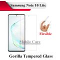 Samsung Note 10 Lite Unbreakable Gorilla Glass Premium High Quality Tempered Glass Screen Protector For Galaxy Note 10 Lite. 