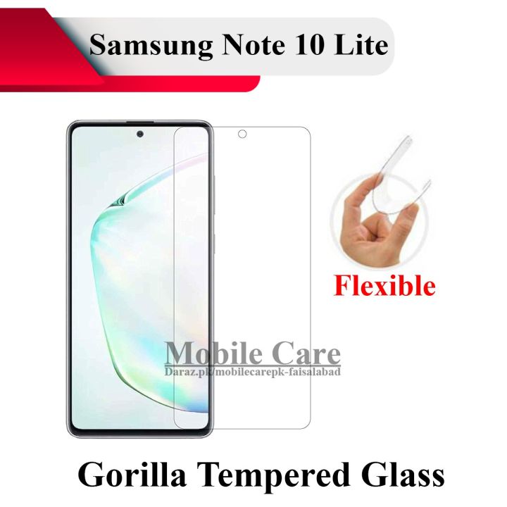 Samsung Note 10 Lite Unbreakable Gorilla Glass Premium High Quality Tempered Glass Screen Protector For Galaxy Note 10 Lite