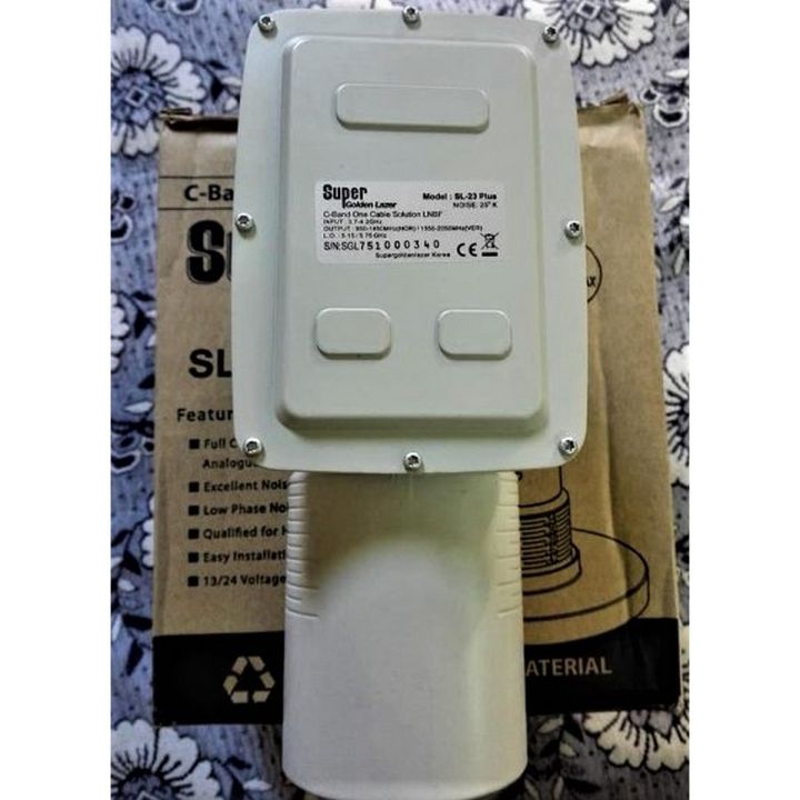 SUPER GOLDEN LAZER C Band Digital Lnb High Gain One Cable Solution Lnbf