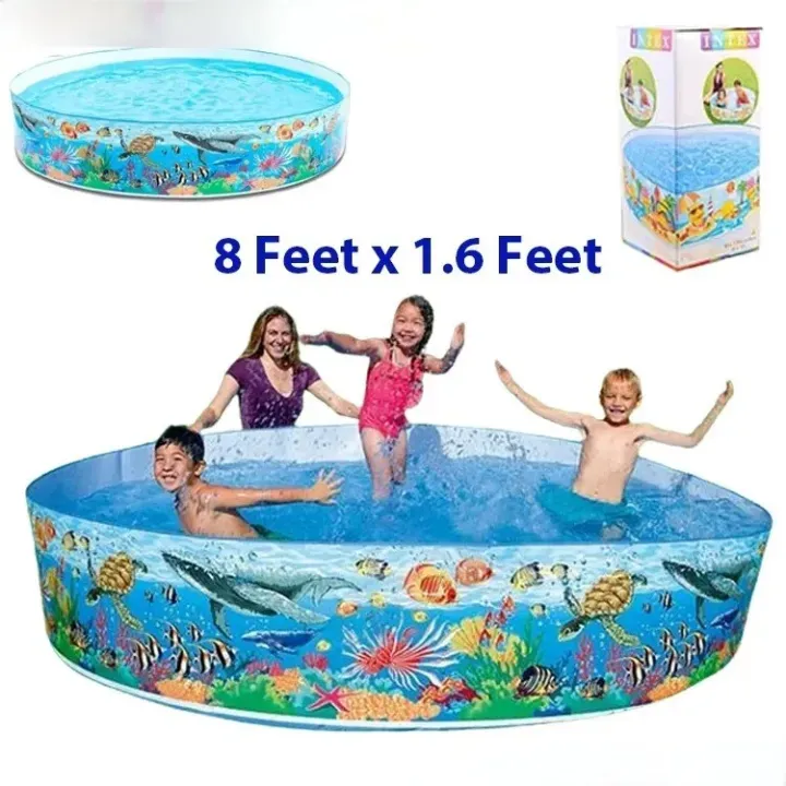 Swimming Pool NON-INFLATABLE SIZE | Without Air Swimming Pool ...