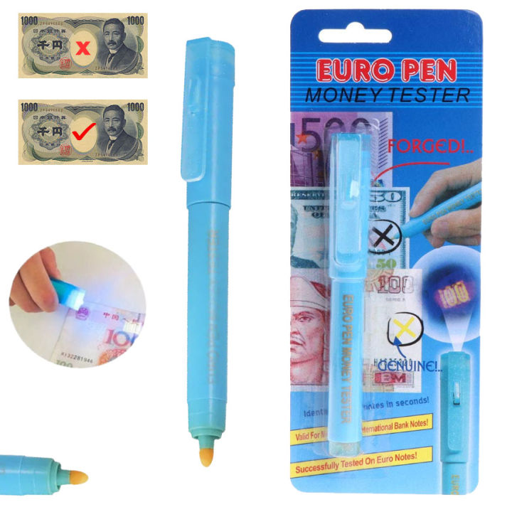 2in1 Money Checker Pen UV Light Pen Euro Pen | Daraz.pk