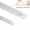 Premium Stainless Steel Scale Rulers - Durable Steel Ruler 12 Inch & 6 Inch for Precision Measuring - Perfect Steel Scale for School Use - Reliable Steel Scale Ruler for Crafts, Engineering, and DIY Projects - Ideal Steel Scale 12 Inch & 6 Inch Ruler. 