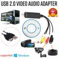 EasyCap - USB - Adapter - Video Converter - Video Capture Adapter - USB - Easy Cap - Easy Cap Usb - Usb Cap - Usb Adapter - Video Player - Video Capture  Card - Record VCR VHS Video Adapter - USB For Mobile - Usb - USB For PC - Easycap - Easy Cap USB. 