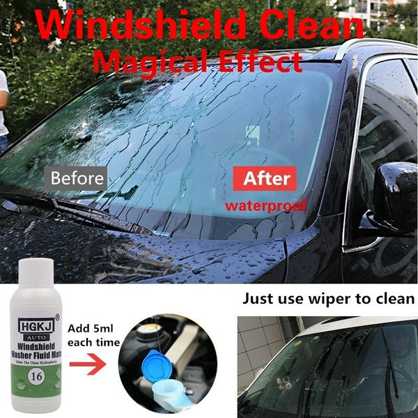 HGKJ 16, 50Ml Rain Car Wash Car Glass Hydrophobic Coating Additive Windshield Washer Fluid