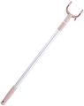 Closet Stick Pole, Closet Hook, clothes pole, Balcony fork pole, Fashion Aluminum Alloy Telescopic Extending Reach Stick Clothes, Adjustable long reach stick, lightweight, Poles, Rod, Hanger, Fork, Rail, Hooker, Stick for Clothes Rack, Closet.. 