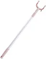 Closet Stick Pole, Closet Hook, clothes pole, Balcony fork pole, Fashion Aluminum Alloy Telescopic Extending Reach Stick Clothes, Adjustable long reach stick, lightweight, Poles, Rod, Hanger, Fork, Rail, Hooker, Stick for Clothes Rack, Closet.. 