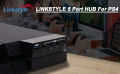 5 Port USB HUB For PS4 Slim USB 3.0/2.0 High Speed Charger Controller Splitter. 