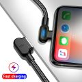 OLAF USB Type C Cable Fast Charging 90 Degree USB C Cable For Samsung S8 S9 S10 Xiaomi Mobile Phone Charger Micro Usb Cables. 