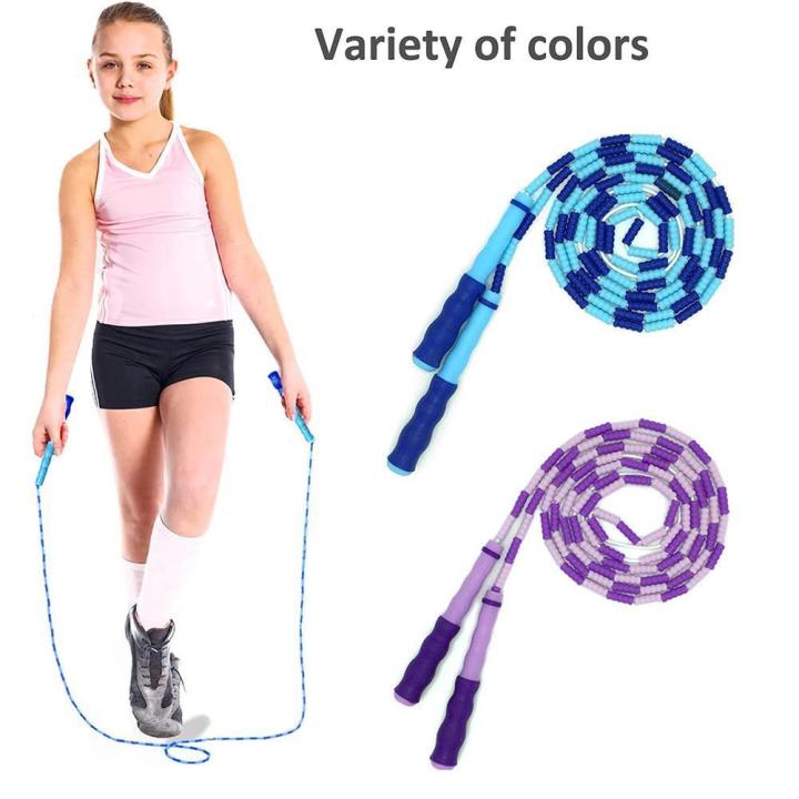 3m Tricks Skills Jump Skipping Skip Rope PVC Bamboo Beginner Soft ...