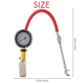 Digital Car Air Tire Gauge Meter Pressure With Pvc Pipe Hose. 