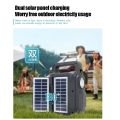 GTS 1767 Solar Charging Wireless Bluetooth Speakers - MP3 Music Player - SD Card FM Radio USB Rechargeable Speaker - 4 inch Drive Size - Greatnice BEST Quality loudspeaker Sound Players Double Solar Wireless Speaker – LED Light Flashlight Portable Speaker. 
