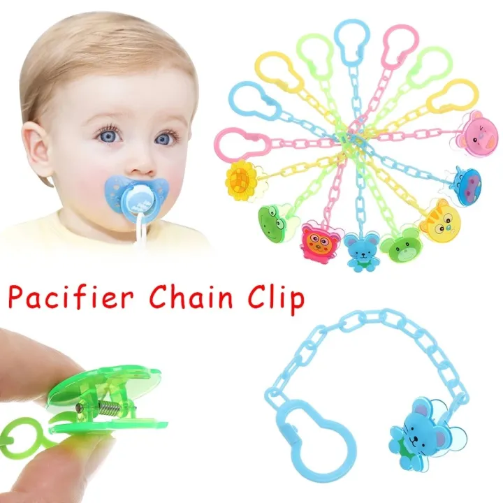 1%20Pcs%20Baby%20Pacifier%20Clip%20Holder%20Cute%20Cartoon%20Shape%20Pacifier%20Clip%20Soother%20Chain%20-%20Image%202