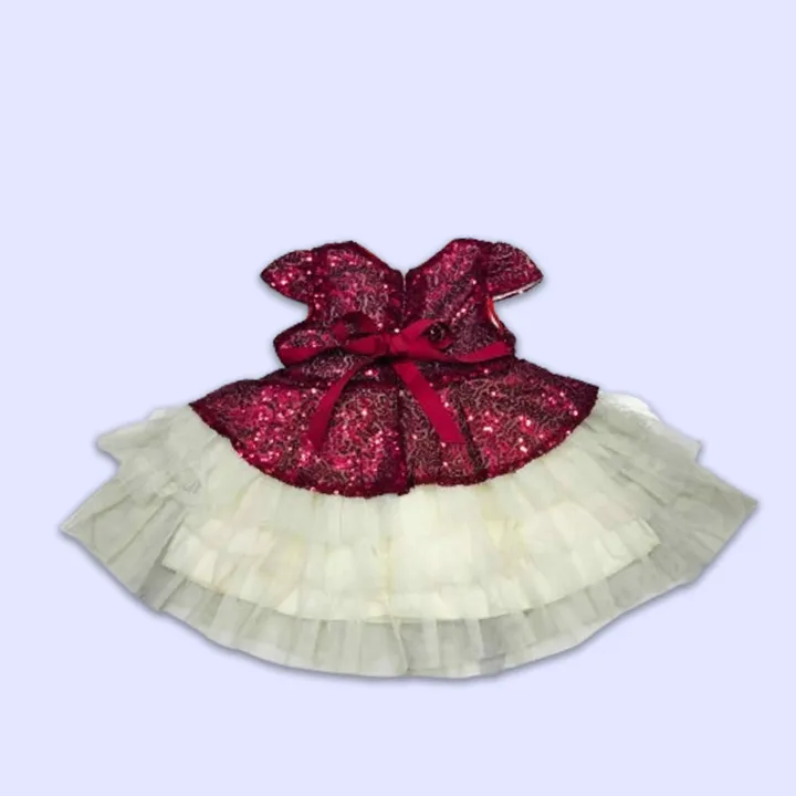 Imported%20Fancy%20Baby%20Frock%20with%20trouser%20For%20(6%20-%2018%20months)%20-%20Image%202