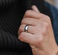 Silver Stainless Steel Ring For Men & Women. 