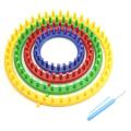 Round Knitting Loom - Sock Scarf Hat Circular Knitting Loom. 