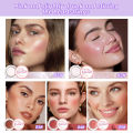 Color Changing Gel Blusher Warm Temperature Change Blush Cream Multi-use Blusher Lip Liquid Blush Cheek Cream Glossy Face Blush. 