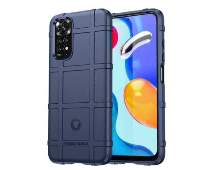 COVER NERA Per XIAOMI REDMI NOTE 11 PRO PLUS 5G CUSTODIA CARBON SILICONE MORBIDA