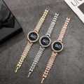 HOT DEAL NO 1 Full Diamond Touch Screen LED Watch Steel Chain with Diamonds Ladies Watches For Female Women Girl. 