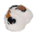 Simulation Plush Cat Doll, Artificial Hair Opening Eyes Colorful Lifelike Simulation Cat Toy for Home Decoration. 