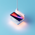 S5 Smart Sensor  ALL MOBILE SUPPORT Wireless Charger Stand by QC Qi 10W Fast Charging Holder in Pakistan. 
