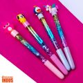 Cartoon Character Glitter Gel Pen Fairy Stick Pen Drift Sand Glitter Crystal Pen Novelty Stationery For Kids. 