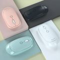 Pink Mouse Silent Wireless Mouse 2.4GHz Rechargeable Computer Mouses Gamer Wireless Gaming Mouse Cute Home Office Desktop Mice. 