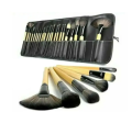 24 Piece Bobby Brown Perfect Quality Brushes Set With Leather Pouch Soft And Smooth Brushes Excellent Quality. 