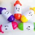 01PC Korean Creative Stationery Smiley Face Retractable Ballpoint Fridge Magnet gel Pen Cute Cartoon Hat Pill Pen Novelty Pens for Writing. 