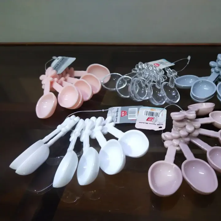 Mini  Plastic  Spoon  Set  6Pcs For Spice Jars